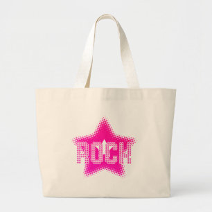 Bolsa Tote Grande Estrela do rock - cena alternativa do punk da