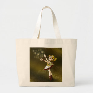 Bolsa Tote Grande Estrela do tinir