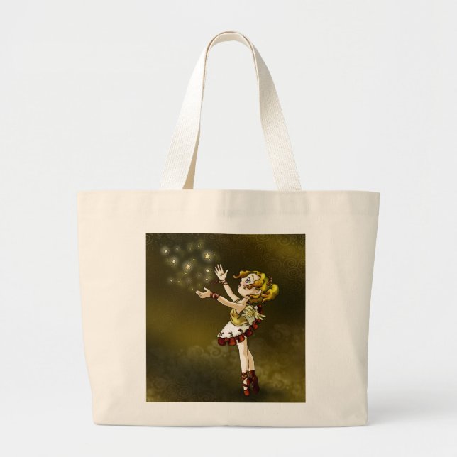 Bolsa Tote Grande Estrela do tinir (Frente)