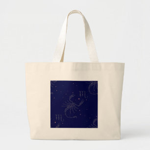Bolsa Tote Grande estrela escorpião
