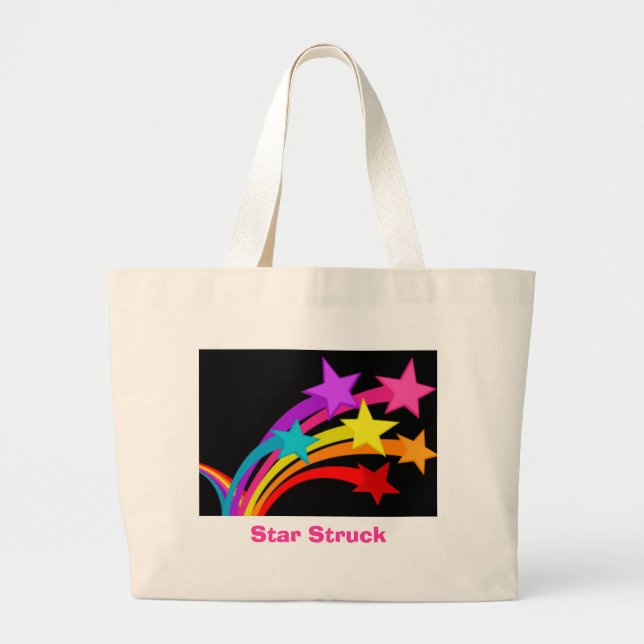 Bolsa Tote Grande Estrela golpeada (Frente)