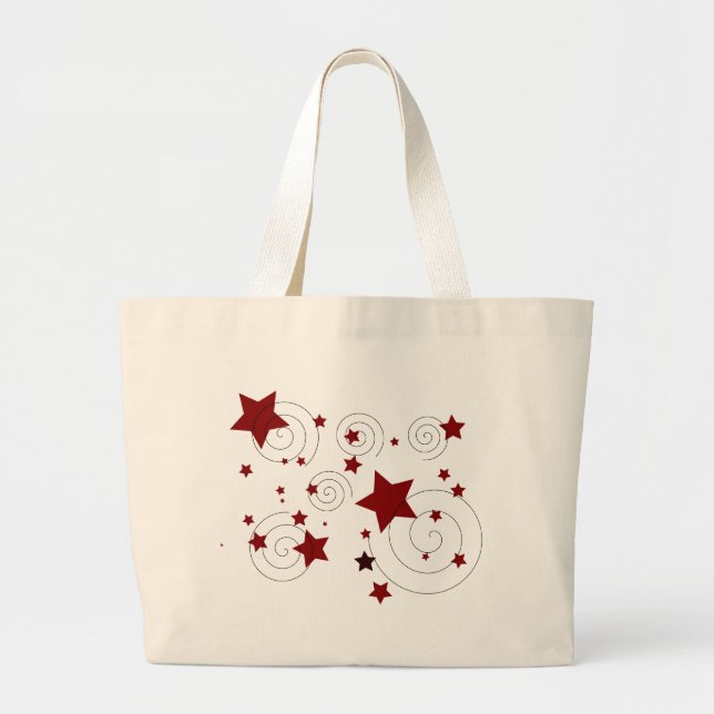 Bolsa Tote Grande Estrelas (Frente)
