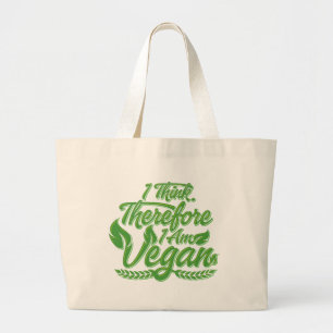 Bolsa Tote Grande Eu Acho, Por Isso Sou Vegan