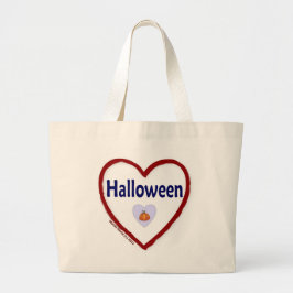 Bolsa Tote Grande Eu Adoro Halloween