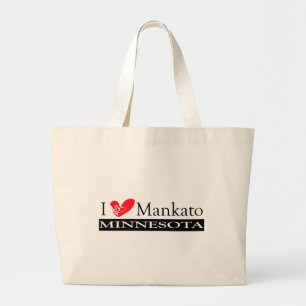 Bolsa Tote Grande Eu Adoro Mankato Minnesota