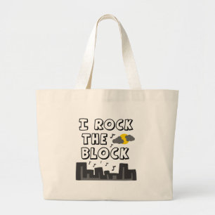 Bolsa Tote Grande Eu Agito O Bloco