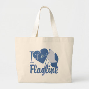Bolsa Tote Grande Eu Amo Flagline