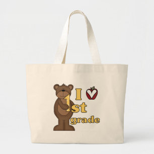 Bolsa Tote Grande Eu amo o øs camiseta e presentes da categoria