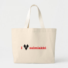 Bolsa Tote Grande Eu amo salmiakki
