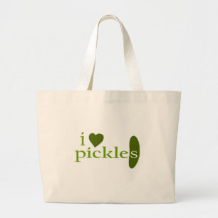 Bolsa Tote Grande Eu amo salmouras