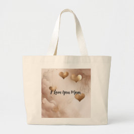 Bolsa Tote Grande Eu Amo Você Mamãe 2
