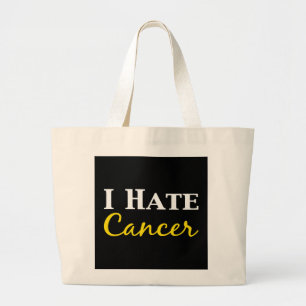 Bolsa Tote Grande Eu deio presentes do cancer