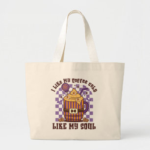 Bolsa Tote Grande Eu Gosto Do Meu Café