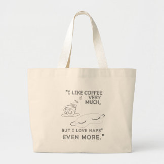 BOLSA TOTE GRANDE EU GOSTO MUITO DE CAFÉ