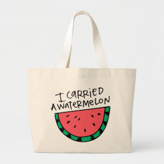 Bolsa Tote Grande Eu levei uma melancia