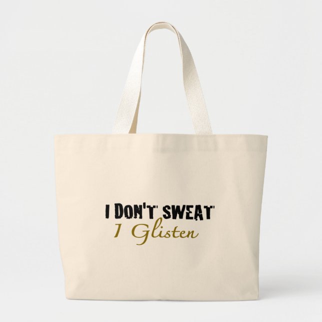 Bolsa Tote Grande Eu Não Suo (Frente)