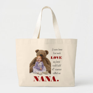 Bolsa Tote Grande Eu nunca soube…