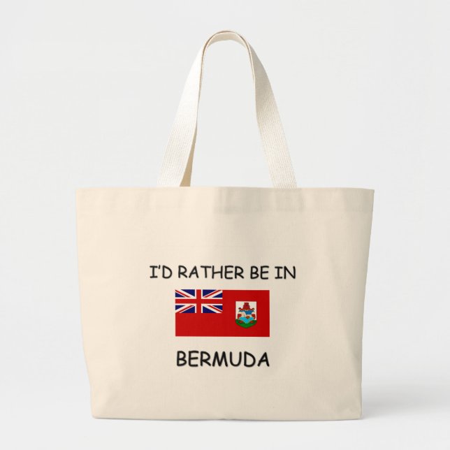 Bolsa Tote Grande Eu preferencialmente estaria em Bermuda (Frente)