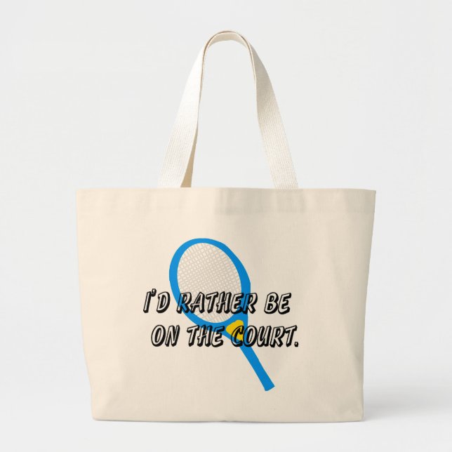 Bolsa Tote Grande Eu preferencialmente estaria no saco da corte (do (Frente)