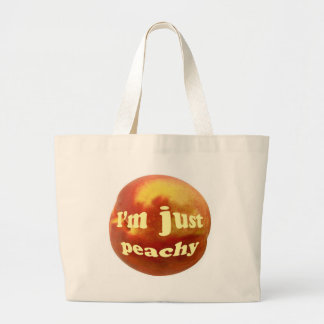 Bolsa Tote Grande Eu sou apenas peachy