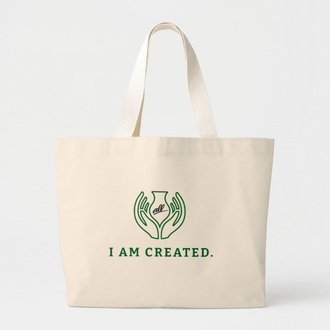 Bolsa Tote Grande Eu Sou Criado (Frente)