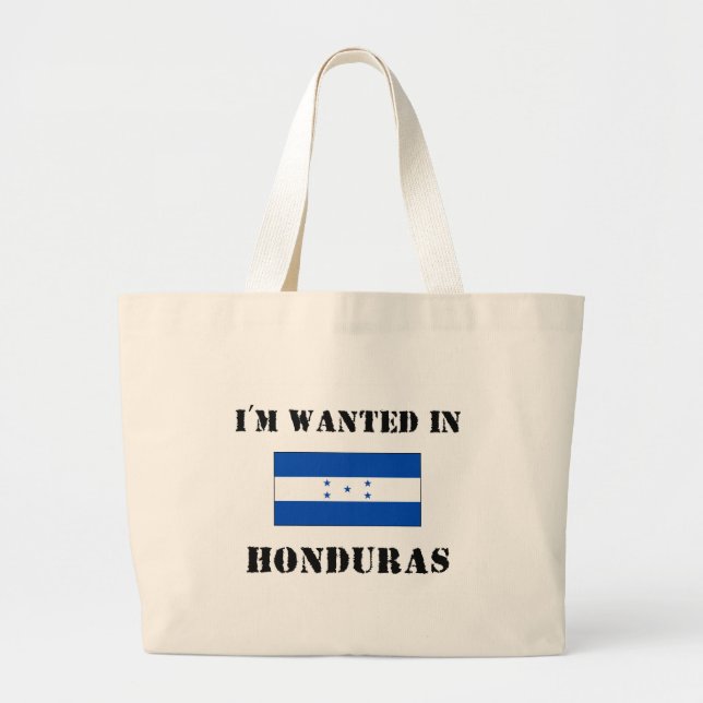 Bolsa Tote Grande Eu sou querido em Honduras (Frente)