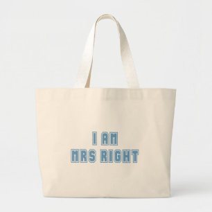 Bolsa Tote Grande Eu sou Sra. Direito