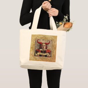 Bolsa Tote Grande Eu sou um tolo pelo amor!