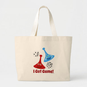 Bolsa Tote Grande Eu Tenho Jogo