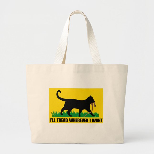 Bolsa Tote Grande Eu vou ler onde quiser (Frente)