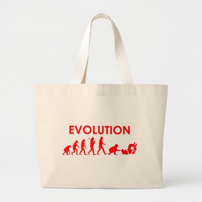 Bolsa Tote Grande Evolução de Jiu Jitsu (Frente)