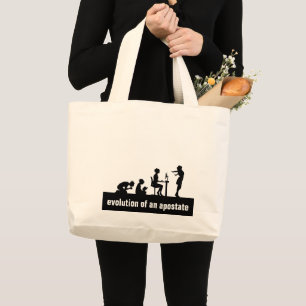 Bolsa Tote Grande "Evolução de um Apostado" Tote Bag
