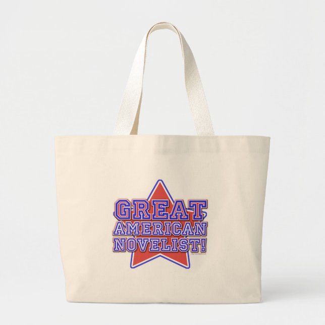 Bolsa Tote Grande Excelente American Novelist Design (Frente)