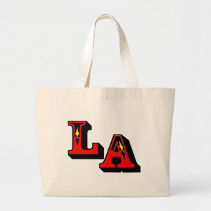 Bolsa Tote Grande ・° ☐ Fabulosa Na moda do logotipo LA Jumbo Tote Ba