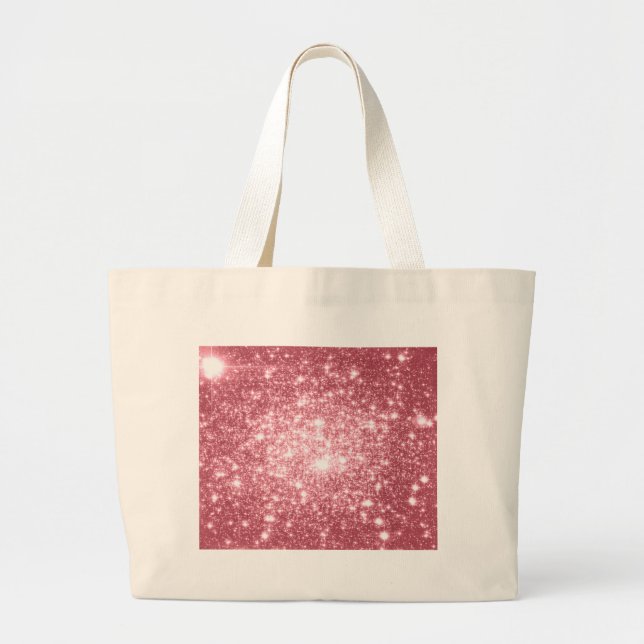 Bolsa Tote Grande Faísca Rosa (Frente)