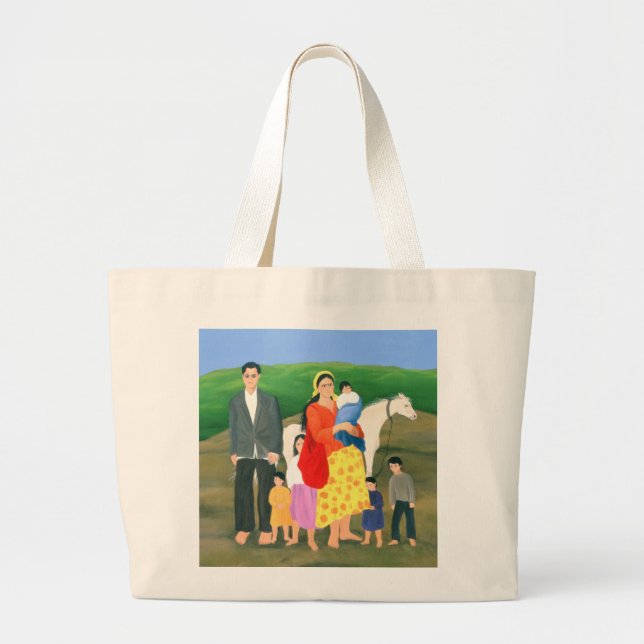 Bolsa Tote Grande Família aciganada 1986 (Frente)