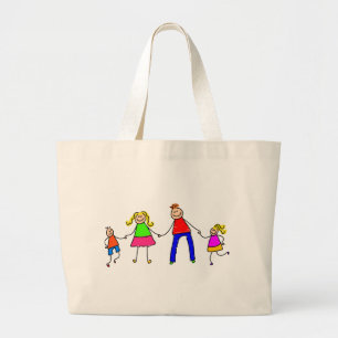 Bolsa Tote Grande Família feliz