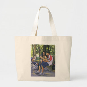 Bolsa Tote Grande Família no parque 1999