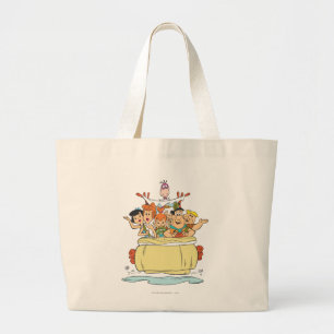 Bolsa Tote Grande Família Roadtrip dos Flintstones
