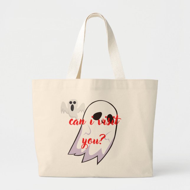 Bolsa Tote Grande fantasma Tote Bag (Frente)