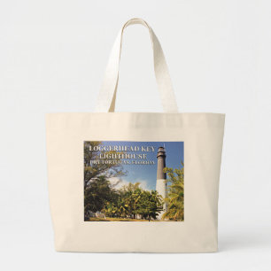 Bolsa Tote Grande Farol chave da boba, Tortugas seco Florida