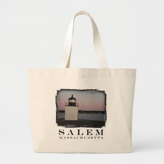Bolsa Tote Grande Farol de Salem (Frente)