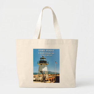 Bolsa Tote Grande Farol do ponto do forte, sacola de Califórnia