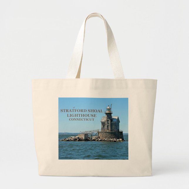 Bolsa Tote Grande Farol Stratford Shoal, Connecticut (Frente)