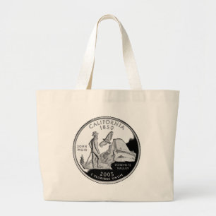 Bolsa Tote Grande Faux California State Quarter Yosemite Valley Muir