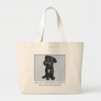 Bolsa Tote Grande Favorito (preto) de Schnoodle