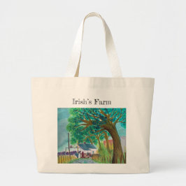Bolsa Tote Grande Fazenda irlandesa