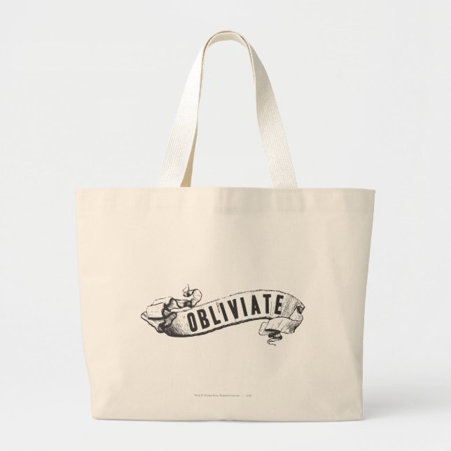 Bolsa Tote Grande Feitiço de Harry Potter | Obliviate (Frente)
