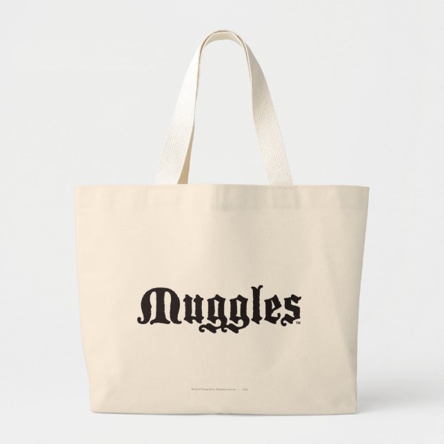 Bolsa Tote Grande Feitiço de Harry Potter | Trouxas (Frente)