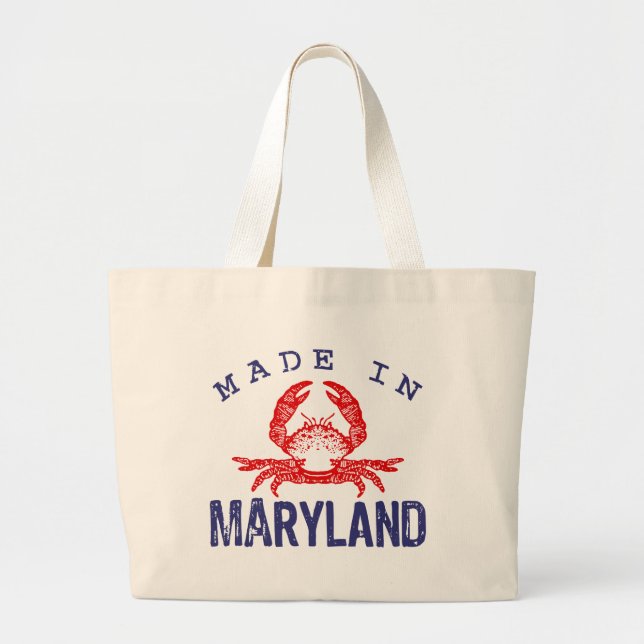 Bolsa Tote Grande Feito em Maryland (Frente)